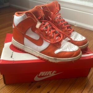 Orange and White Dunks (Unisex)
